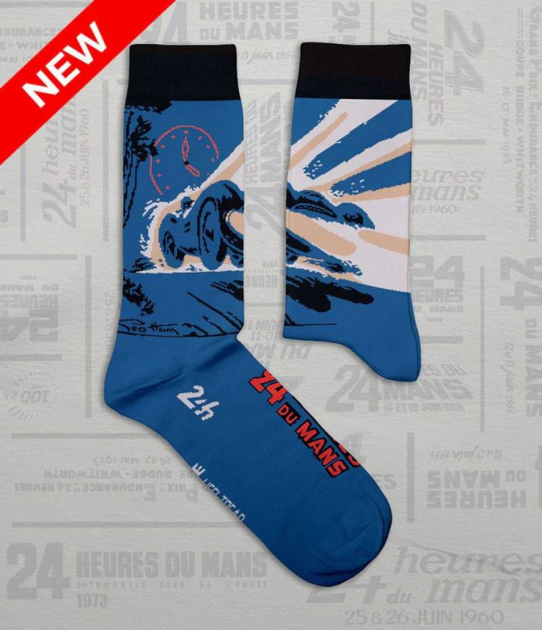 Socken Le Mans Nacht blau 2